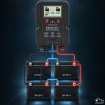 Qoltec Balanser napięcia 24V do akumulatorów 2x12V | 5A | AGM GEL LiFePO4
