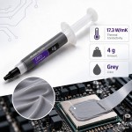 Qoltec Pasta termoprzewodząca 17.3W/m-K | 4g | szara