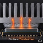 Qoltec Pasta termoprzewodząca 17.3W/m-K | 4g | szara