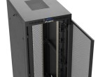 Lanberg Szafa instalacyjna rack stojąca 19 cali 47U 800x1200 czarna drzwi    perforowane LCD (flat pack) V2