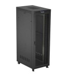 Lanberg Szafa instalacyjna rack stojąca 19 cali 47U 800x1200 czarna drzwi    perforowane LCD (flat pack) V2