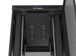 Lanberg Szafa instalacyjna rack stojąca 19 cali 47U 800x1200 czarna drzwi    perforowane LCD (flat pack) V2