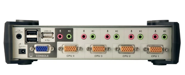 ATEN Przełącznik 4-portowy PS/2-USB VGA/Aud KVMP  W/OSD