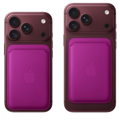 Apple Portfel z tkaniny FineWoven z MagSafe do iPhonea - magenta