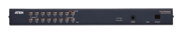 ATEN Przełącznik 16-port Cat5 KVM PS/2+USB KH-1516A