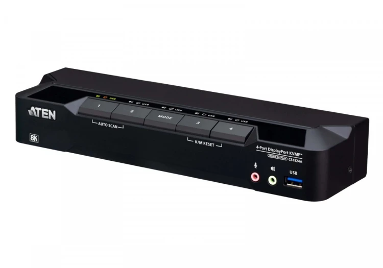 ATEN Przełącznik KVMP 4-Port USB 3.0 8K DisplayPort
