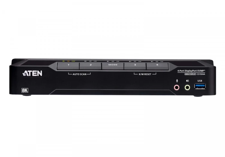 ATEN Przełącznik KVMP 4-Port USB 3.0 8K DisplayPort