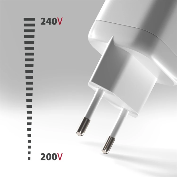 AXAGON ACU-PQ100W Ładowarka sieciowa GaN 100W, 2x port (USB-C + USB-A), PD3.0/PPS/QC4+, mini, biała