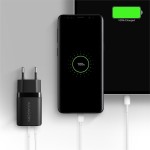 AXAGON ACU-PQ33 Ładowarka sieciowa GaN 33W, 2x port (USB-C + USB-A), PD3.0/PPS/QC4+, czarna