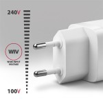 AXAGON ACU-PQ33W Ładowarka sieciowa GaN 33W, 2x port (USB-C + USB-A), PD3.0/PPS/QC4+, biała