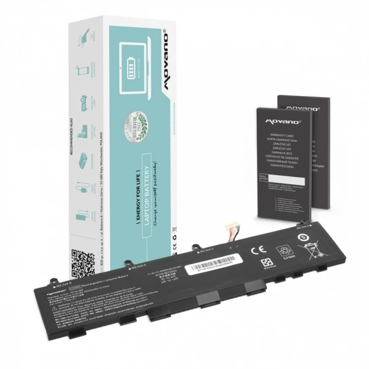 Movano Bateria CC03XL do HP EliteBook 830 840 G7 G8 ZBook Firefly 14 G7 G8 - 4500 mAh (51 Wh)