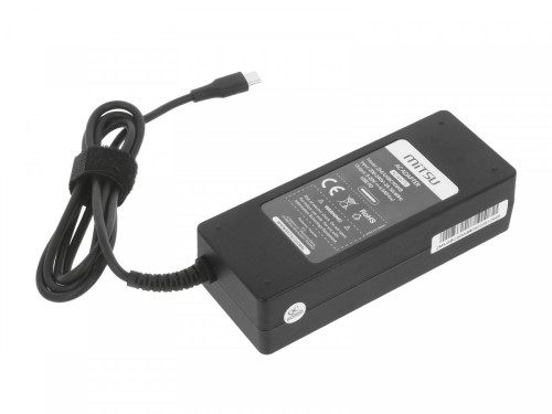 Mitsu Zasilacz ładowarka do laptopa 90W USB-C 5V-9V-12V-15V/3A, 20V/4.5A PD