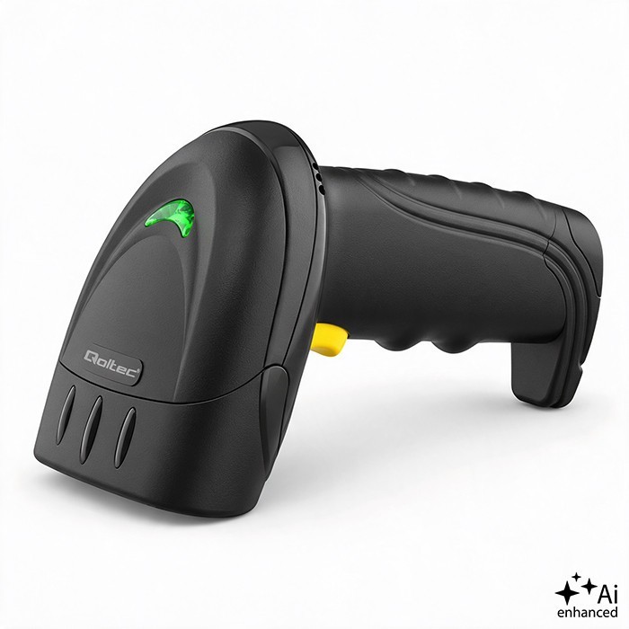 Qoltec Czytnik kodów kreskowych 1D 2D | QR | EAN | USB