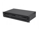 Lanberg Przełącznica światłowodowa 48XSC Simplex / 48XLC Duplex Rack 19 cali 2U czarna + akcesoria
