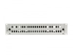 Lanberg Przełącznica światłowodowa 48XSC Simplex / 48XLC Duplex Rack 19 cali 2U Szara + akcesoria