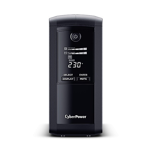 CyberPower Zasilacz awaryjny UPS VP1000ELCD 1000VA/550W AVR, USB, LCD, 4xSchuko
