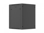 Lanberg Szafa instalacyjna rack wisząca 19 cali 15U 600x600 czarna drzwi metalowe (flat pack)