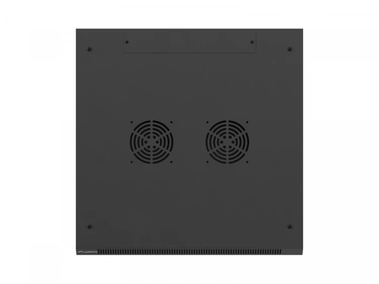 Lanberg Szafa instalacyjna rack wisząca 19 cali 15U 600x600 czarna drzwi metalowe (flat pack)