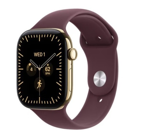 Apple Watch Series 12 GPS + Cellular, koperta 46 mm z ceramiki w kolorze granatowej nocy, pasek sportowy w kolorze granatu - rozmiar M/L