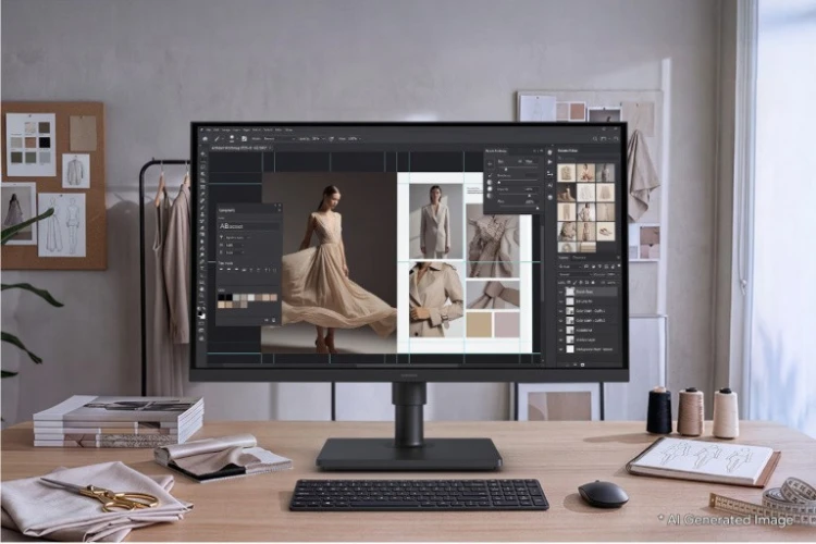 Samsung Monitor 32 cali Viewfinity S80UH IPS 3840x2160 UHD 16:9 1xHDMI 1xDP 1xUSB-C 90W 3xUSB-A Easy Connection KVM PIP/PBP 5ms 60Hz HAS+PIV płaski 3Y