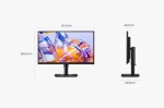 Samsung Monitor 32 cali Viewfinity S80UH IPS 3840x2160 UHD 16:9 1xHDMI 1xDP 1xUSB-C 90W 3xUSB-A Easy Connection KVM PIP/PBP 5ms 60Hz HAS+PIV płaski 3Y