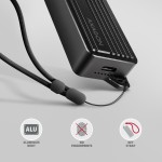 AXAGON ADE-10GR Karta sieciowa USB-C 10Gbps, port RJ-45 10GbE (10/5/2.5/1G), chipset Realtek RTL8159, Wake-on-LAN, aluminiowa, odłączany kabel 19 cm,