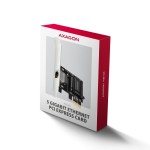 AXAGON PCEE-G50 Karta sieciowa PCIe 3.1 x1, port RJ-45 5GbE (5/2.5/1G), chipset Realtek RTL8126, PXE, Wake-on-LAN, radiator, śledź SP/LP