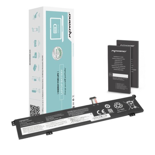 Movano Bateria L19L3PF3 do Lenovo Gaming 3-15ARH05 Creator 5-15IMH05 ThinkBook 15p - 4100 mAh (46 Wh)