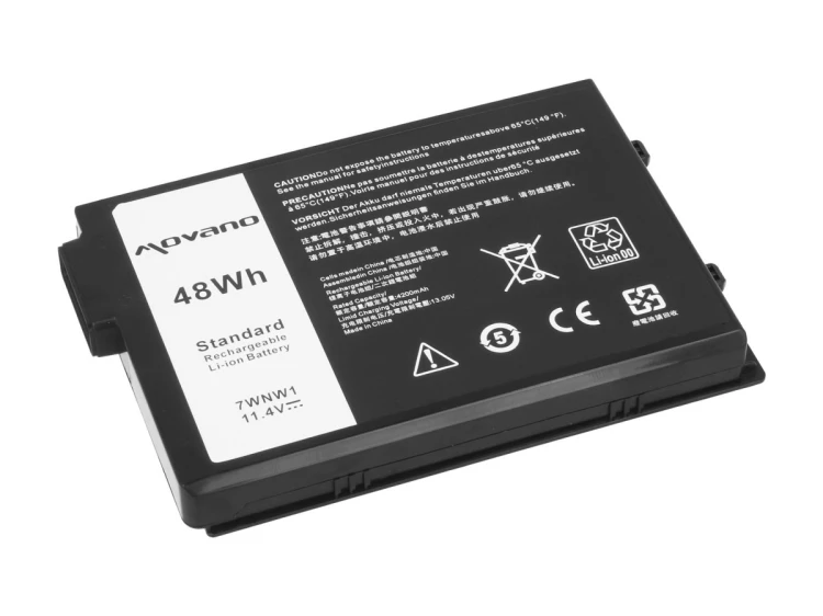 Movano Bateria 7WNW1 do Dell Latitude 5420 5424 7424 Rugged Extreme GK3D3 DMF8C - 4200 mAh (48 Wh)