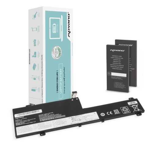 Movano Bateria L19M3PD6 L19C3PD6 do Lenovo Flex 5-15IIL05 5-14ITL05 5-14ARE05 - 4560 mAh (52.5 Wh)