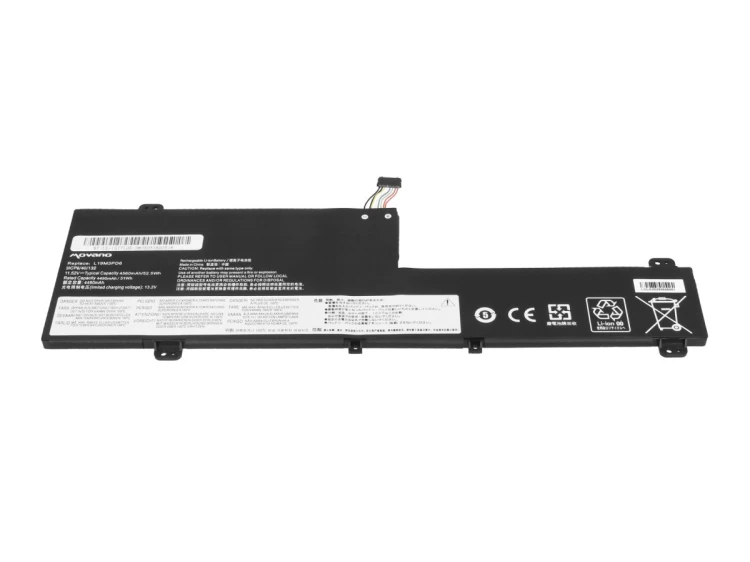 Movano Bateria L19M3PD6 L19C3PD6 do Lenovo Flex 5-15IIL05 5-14ITL05 5-14ARE05 - 4560 mAh (52.5 Wh)