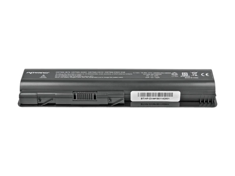 Movano Bateria EV06 do HP G50 G70 Pavilion DV4 DV5 DV6 - 4400 mAh (48 Wh)