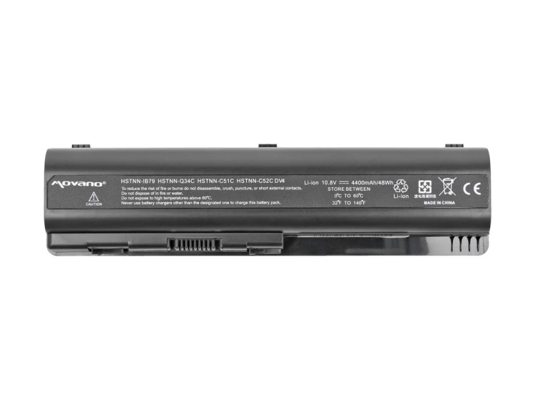 Movano Bateria EV06 do HP G50 G70 Pavilion DV4 DV5 DV6 - 4400 mAh (48 Wh)