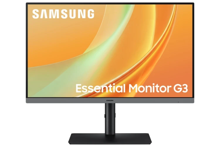 Samsung Monitor 24 cale Essential G32H IPS 1920x1080 FHD 16:9 1xDP 1xHDMI 1xD-Sub 4xUSB-A 1xUSB-B 1ms 144Hz HAS+PIV płaski 2Yd2d (LS24HG320EUXEN)