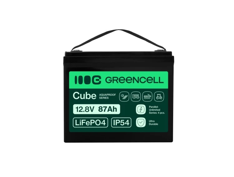 Green Cell Akumulator CUBE LiFePO4 87Ah 12V/12.8V 1113.6Wh