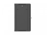 Lanberg Szafa instalacyjna rack wisząca 19 cali 15U 600x450 czarna drzwi perforowane (flat pack)