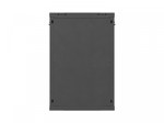 Lanberg Szafa instalacyjna rack wisząca 19 cali 18U 600x600 czarna drzwi metalowe (flat pack)