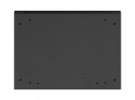 Lanberg Szafa instalacyjna rack wisząca 19 cali 18U 600x450 czarna drzwi perforowane (flat pack)