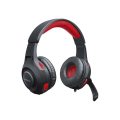 Słuchawki Defender WARHEAD G-450 Podswietlane USB Czarno Czerwone